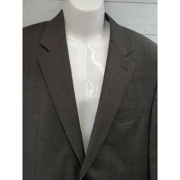 Ralph Lauren Wool Brown Red Green Houndstooth Sport Coat Blazer Jacket Mens 42 R - Picture 4 of 11